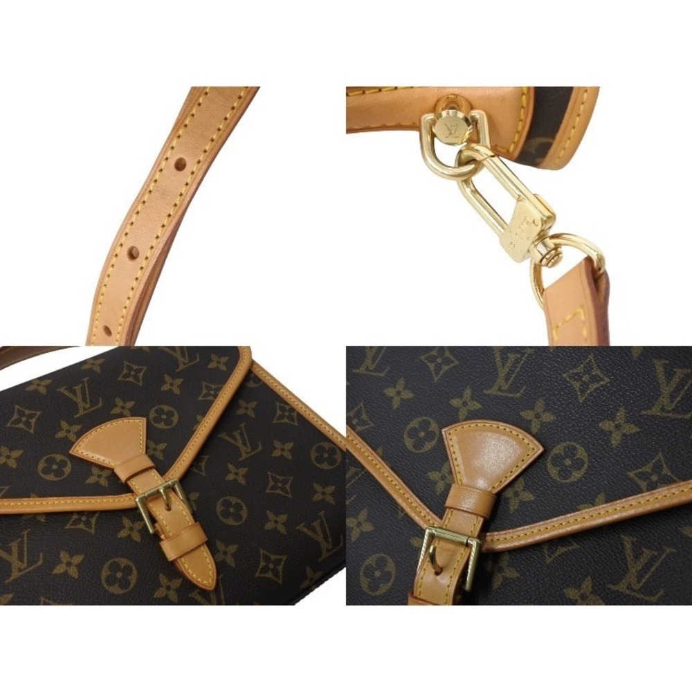 LOUIS VUITTON shoulder handbag Bernia Monogram canvas leather brown - Picture 6 of 9